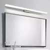 Luz frontal LED para espejo, simple y moderna, espejo de maquillaje impermeable y antivaho de acero inoxidable, luz frontal para espejo de baño