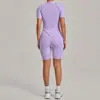 Mono de Yoga de Color Arena Otoño con Cuello Alto y Media Cremallera Traje Fitness Todo en Uno para Mujer Mono Deportivo de Alta Intensidad 2630