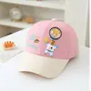Chapéu de Sol Fofo e Doce para Bebê Atacado Estilo Coreano Coelho Fofo Boné de Baseball Infantil Primavera e Verão Novo Boné de Baseball Color Block