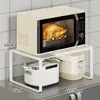 Estante Superior de Almacenamiento para Refrigerador Puerta Doble Estante Retráctil de Múltiples Capas para Encimera de Cocina Almacenamiento para Horno de Microondas y Condimentos