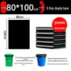 Sacos de Lixo Grandes Pretos Espessos, Descartáveis Estilo Boca Plana para Hotéis, Plástico Sanitário Comercial, Atacado do Fabricante