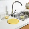 Posavasos de Silicona de Venta Caliente Transfronterizo de 10 cm, Redondo Antideslizante Aislante del Calor con Drenaje de Agua y Logo Impreso para Vasos de Agua y Tazas de Café