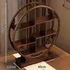 Estante de Almacenamiento para Tazas de Té de Escritorio, Estante de Exhibición Multicapa para Uso Doméstico, Pequeña Decoración de Mesa de Té Estilo Chino, Estante de Almacenamiento para Juegos de Té