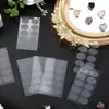 Suportes de Almofada para Brincos de Cor da Pele Redondos Transfronteiriços, Adesivos Transparentes para Brincos no Verso, Adesivos de Proteção para Joias de Brincos Pesados