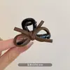 Pinza para el Cabello de Lazo de Cuero Medio Atado para Mujer, Pinza de Alta Gama para Flequillo Lateral con Poco Volumen de Cabello, Pinza de Tiburón Tocado para el Cabello