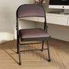 Silla Plegable de Fábrica Transfronteriza para Exterior de Plástico Oficina Blanca Silla Plegable Hogar Respaldo Portátil Reunión Silla de Actividades