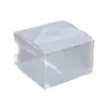 Cajas de Embalaje Plegables con Patrón Diagonal, Cajas de Regalo Transparentes, Cajas de Embalaje Plegables, Cajas de Plástico Escarchado, Venta al por Mayor en Lotes Pequeños