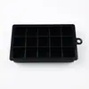 Fornecimento direto da fábrica cubo de gelo quadrado de silicone 15 grades caixa de gelo de grau alimentício para uso doméstico molde de gelo DIY máquina de gelo atacado