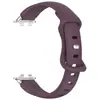 Pulseira de Silicone de Cor Sólida com Fecho Borboleta Brilhante Compatível com Huawei Band 8/9/10/11/11Pro Pulseira de Reposição