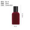 Processamento e Personalização do Processo de Flocagem Frascos de Vidro Coloridos Prontos para Uso para Perfume Flocagem Frascos de Vidro Vazios para Perfume Personalizados Sob Demanda