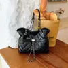Bolso de mano de alta gama para mujer, nuevo bolso de hombro acolchado de moda 2026, bolso de gran capacidad para el día a día, bolso de cadena