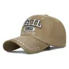 Gorra de Béisbol Bordada con Letra Personalizada de Nuevo Estilo, Gorra de Pico Retro de Moda, Sombrero para el Sol para Viajes al Aire Libre para Hombres