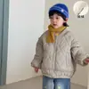 Abrigo de invierno acolchado de algodón para niños, forro polar, grueso, para niñas y niños, nuevo estilo otoño/invierno 2026, chaqueta acolchada para bebé