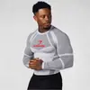 Camiseta de Fitness Cross-Border YOUNGAL Ajustada Masculina Top Esportivo para Treino Secagem Rápida Alta Elasticidade GYMSHARK
