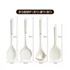 Concha Grande de Silicone para Sopa com Cabo Longo para Uso Doméstico, Colher Separadora de Óleo, Escorredor, Espátula Comercial para Panela Quente, Espátula de Cozinha
