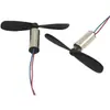 716 conjunto de motor de copo oco DIY pequeno motor de modelo de aeronave de quatro eixos motor de asa fixa de brinquedo de alta velocidade