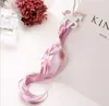 Comércio exterior novo estilo pele de cebola infantil feminino grampo de cabelo unicórnio pônei laço degradê peruca de princesa presilha lateral