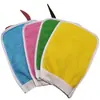 Esponja de Banho Rica Espumante Bicolor, Flor de Banho Grande com Cor Spliced, Bola de Banho, Luvas Toalha Esfoliante Dupla Face para Adultos
