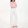 Antirrugas, não precisa passar, elasticidade em quatro direções, solto, com caimento, perna larga, boca de sino, não gruda nas pernas, perna reta, levemente flare, versátil, jeans, dropshipping
