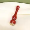 Calabaza de Palosanto Satinada Ojo de Loto Pequeño Palo de Masaje Cuerno Masajeador Facial Estiramiento de Tendones Punto de Acupuntura Herramienta para el Cuidado de la Piel