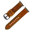 Pulseira de relógio de couro crazy horse quente de comércio exterior para pulseira de couro apple s8/7/6 iWatch pulseira feita à mão