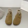 Zapatos planos Birkenstock retro de suela blanda para mujer, nueva colección de otoño 2026, estilo francés, versátiles con vestidos, que aumentan la altura, planos de punta profunda