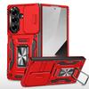 Capa Transfronteiriça Aplicável para Celular Samsung Z Fold7 com Suporte de Anel de Cobertura Total, Capa Duas em Uma Anti-Queda com Janela Deslizante para Z Fold8