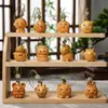 Nova Edição de Pingentes para Celular Sandália Dourada Doze Signos, Acessórios de Madeira, Charms para Bolsas, Chaveiros, Lembrancinhas e Presentes