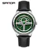 Reloj de Marca Sanda Nuevo Reloj de Cuarzo para Hombre Correa Impermeable Reloj de Moda para Hombre Popular Cuarzo Reloj de Hombre