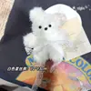Oso de Peluche Curativo Colgante Lindo Oso Travieso Muñeco de Dibujos Animados Broche Accesorio Decoración de Bolso