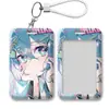 Porta-Cartões Miku Hatsune Cartão de Campus Cartão de Refeição Estudantil Cartão de Acesso Cartão de Ônibus Etiqueta de Armazenamento de Marca Capa Protetora