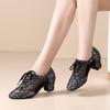 Zapatos de Baile de Salón de Suela Blanda de Verano para Personas de Mediana Edad y Mayores, Zapatos de Baile de Malla, Zapatos de Baile Moderno para Baile en Plaza, Zapatos de Baile para Mujer, Antideslizantes