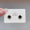 Nuevo Estilo Coreano, Diseño Simple, Compacto y Exquisito, Pendientes de Trébol de Cuatro Hojas de Celebridad de Internet, Brillantes, Modernos y Versátiles
