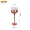 Copa de vino de oro rosa de alta apariencia, copa de ensueño para el hogar, nueva y creativa copa de manzana, copa de champán, copa de vino
