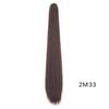 Peluca de cola de caballo para mujer, cabello liso, con pinza pequeña, trenza, cola de caballo alta natural, cabello artificial, cola de caballo larga.