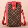 2022 Nuevo Bolso para Teléfono Móvil de Mujer Estilo Coreano Moderno Verano de Tres Capas Bandolera Bolso de Hombro Multifuncional Bolso para Teléfono Móvil