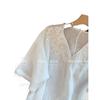 Nueva Camisa Blanca de Lino con Bordado Pesado Estilo Chino para Mujer, Nuevo Modelo Verano 2026, Elegante Top de Algodón y Lino Estilo Nacional