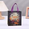 Bolsa de mano de dibujos animados de Halloween de tela no tejida, bolsa de embalaje para regalo de fiesta, bolsa de compras, bolsa para llevar
