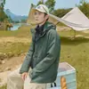 Nueva Chaqueta de Plumón Estilo Montaña Otoño e Invierno, Conjunto Desmontable Tres en Uno, Ropa Impermeable de Montañismo para Hombre, Cálida