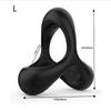 Anel Peniano Masculino de Silicone Líquido, Anel Duplo Não Vibratório, Produto para Adultos
