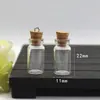 Mini Botella de los Deseos de Vidrio Modelo de Mundo DIY en Miniatura Colgante de Botella Pequeña de Vidrio Casa de Muñecas Botella a la Deriva Botella Vacía