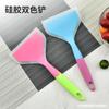 Espátula de Silicone Bicolor Pronta do Fabricante, Espátula T Colorida para Churrasco, Espátula Semi-Transparente Antiaderente, Atacado de Comércio Exterior para Confeitaria