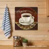 Arte de pared de metal estilo vintage para decoración de bar, letrero de hojalata, 20/30 cm, diseño de ilustración de taza de café
