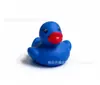 Pato amarillo para niños, pato mini colorido, vinilo, pegamento suave, apretable, llamado Juguetes de pato para el baño