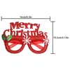 Gafas Navideñas Papá Noel Muñeco de Nieve Cuernos de Reno Monturas de Gafas Suministros de Decoración para Fiestas Infantiles Gafas Navideñas al por Mayor
