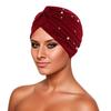 Chapéu Turbante Étnico Popular Transfronteiriço da Amazon, Chapéu de Lenço para a Cabeça, Chapéu Melancia Pós-Parto, Touca de Dormir, Chapéu para Quimioterapia, Chapéu Indiano