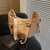 Bolso Bandolera Neutro Tipo Dumpling Gran Capacidad Bolso para Viajes Diarios 2025 Nuevo Versátil Mochila Cruzada para Hombres y Mujeres