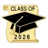 2026 Nova Temporada de Formatura Série de Chapéus de Bacharel Broche Distintivo Combinação Venda por Atacado