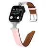 Adequado para Apple S10/9/8 Watches, Nova Pulseira de Couro, Pulseira Fashion iWatch com Letras e Diamantes, Pulseira para Smartwatch