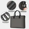 Bolso de Mano Cartera de Moda para Hombre Bolsa para Portátil de 15 pulgadas Bolsa para Documentos de Negocios con Logo Impreso Bolso para Hombre